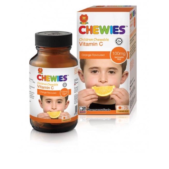 Chewies Children Chewable Vitamin C 100mg