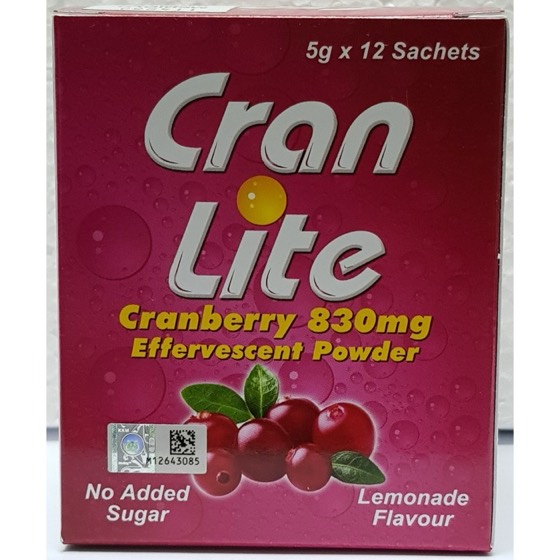 Cran Lite Cranberry Effervescent Powder