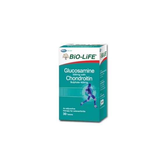 BiO-LiFE Glucosamine with Chondroitin Sulphate 500/400mg