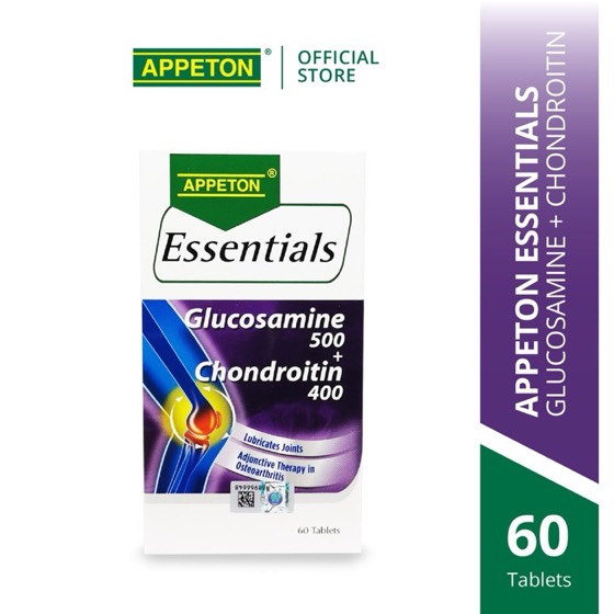 Appeton Essentials Glucosamine 500 + Chondroitin 400