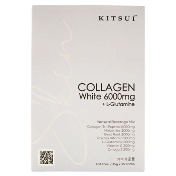 Kitsui Collagen White 6000mg + L-Glutamine