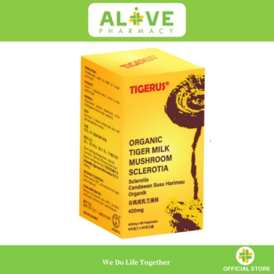 Tigerus Organic Tiger Milk Mushroom Sclerotia 420mg